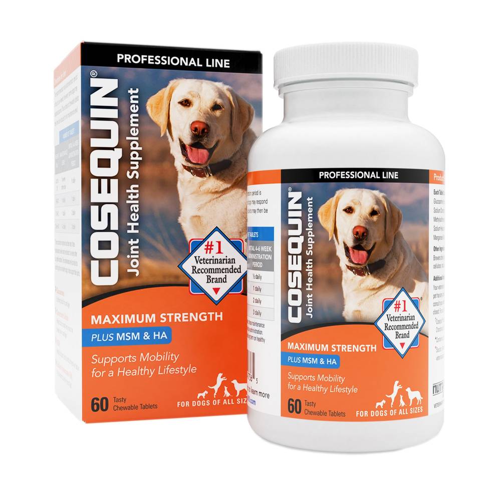 Cosequin® Nutramax Professional Joint Health Dog Supplement - Chewable Tablet (Size: 60 Count)
