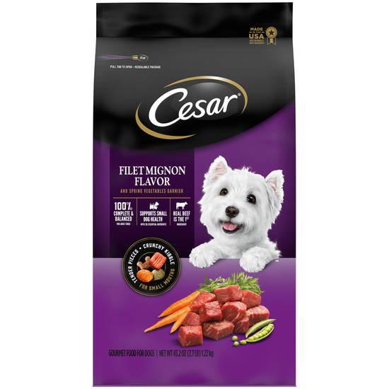 Cesar Filet Mignon Flavor Gourmet Dog Food (2.7 lbs)