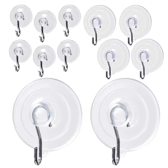 Ashland Suction Cup Combo pack, Clear (12 ct)