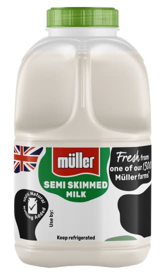 Müller Semi Skimmed Milk (568ml)