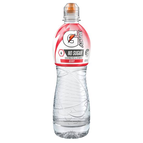G Active Berry Flavoured Electrolyte Water 600ml