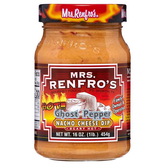 Order Mrs. Renfro's Ghost Pepper Nacho Cheese Sauce 16oz food online from Everyday Needs By Gopuff store, Fairfield on bringmethat.com