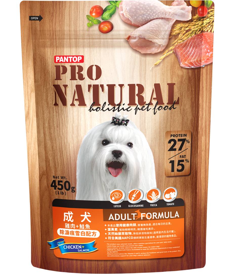 PANTOP邦比成犬(雞肉+鮭魚)除淚痕450g/4716609945388