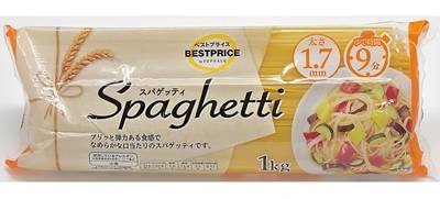 トップバリュ ベストプライス スパゲッティ - 1.7mm (1kg)