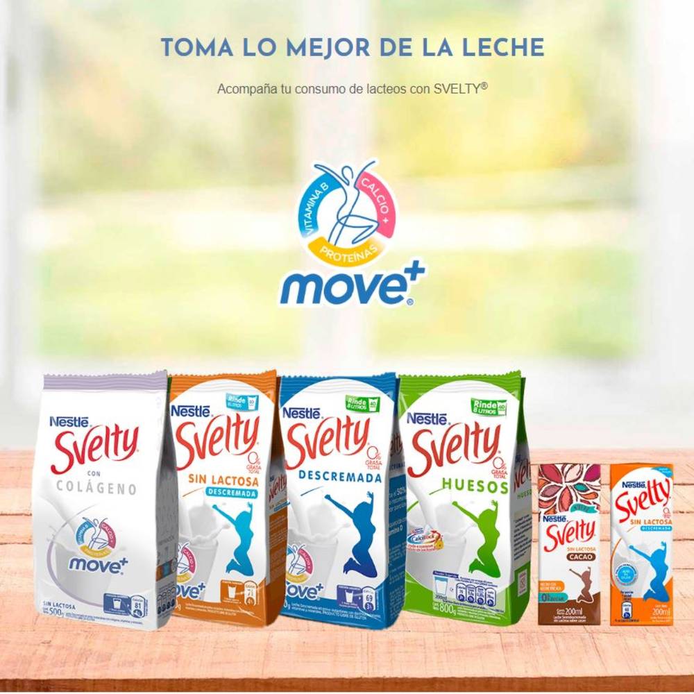 Leche Sin Lactosa  SVELTY