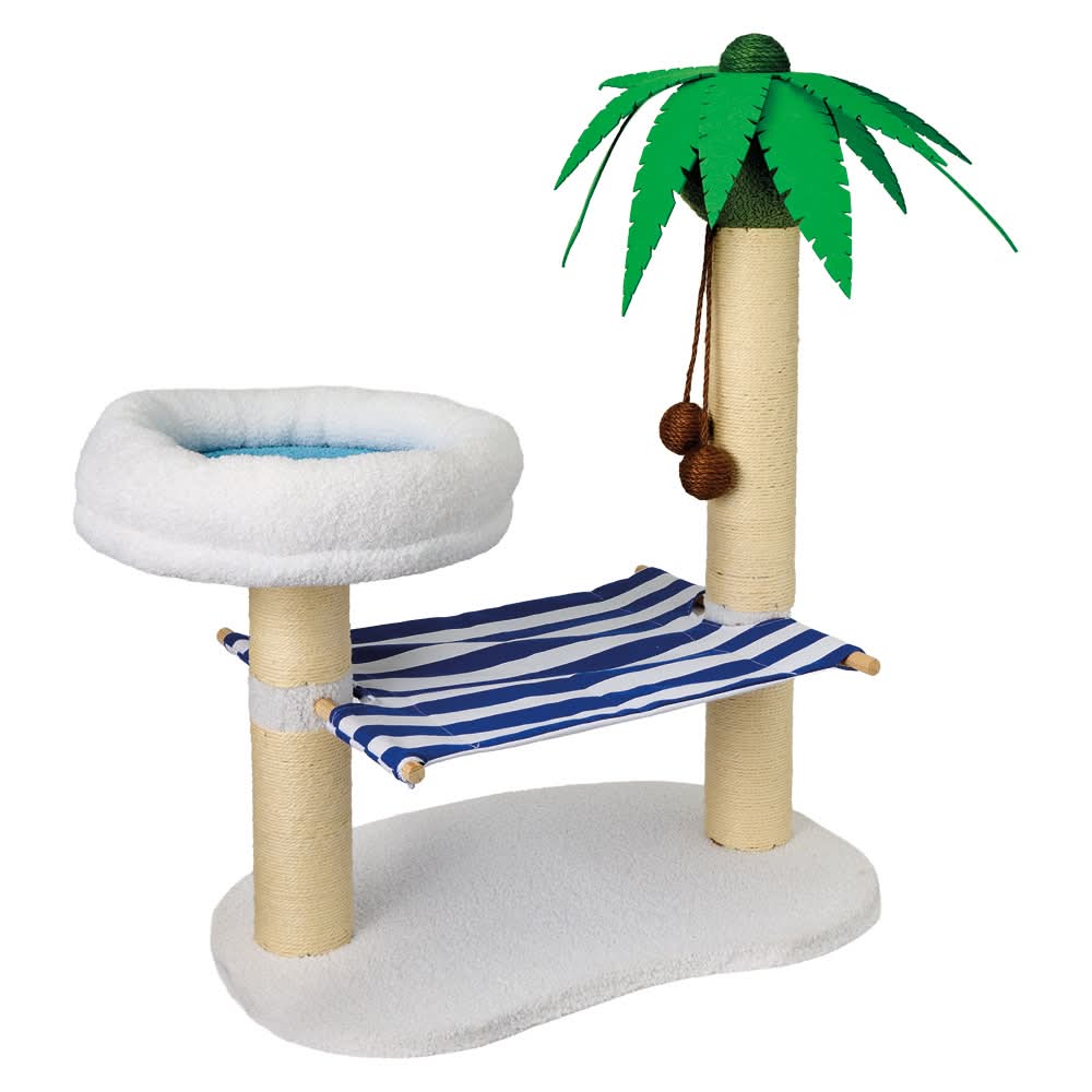 Heart to Tail Island Life Novelty Cat Tower