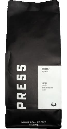 Press Coffee Twitch Espresso Whole Bean Coffee