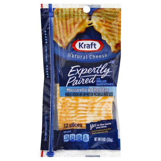 Kraft Marbled Mozzarella & Cheddar Cheese (12 ct)