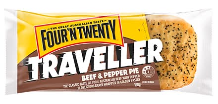 Four'N Twenty Traveller Beef & Pepper Pie