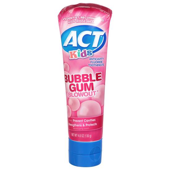 Act Kids Bubble Gum Blowout Toothpaste