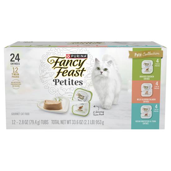 Fancy Feast Gourmet Pate Collection Cat Food (12 ct)