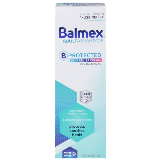 Balmex Protected Zinc Oxide Skin Relief Cream (3 oz)