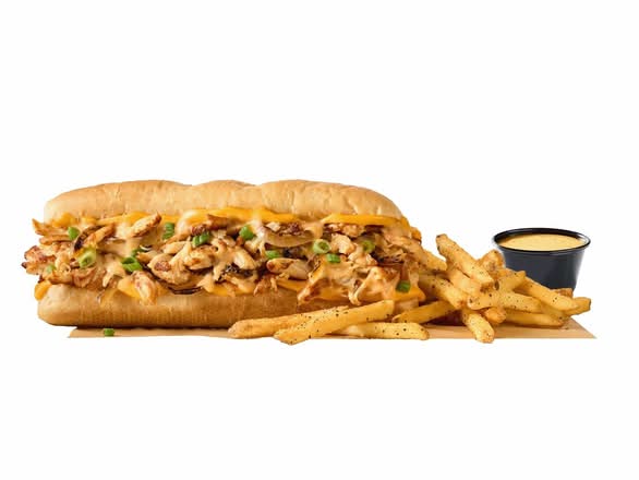 Beer Cheese Chicken Cheesesteak