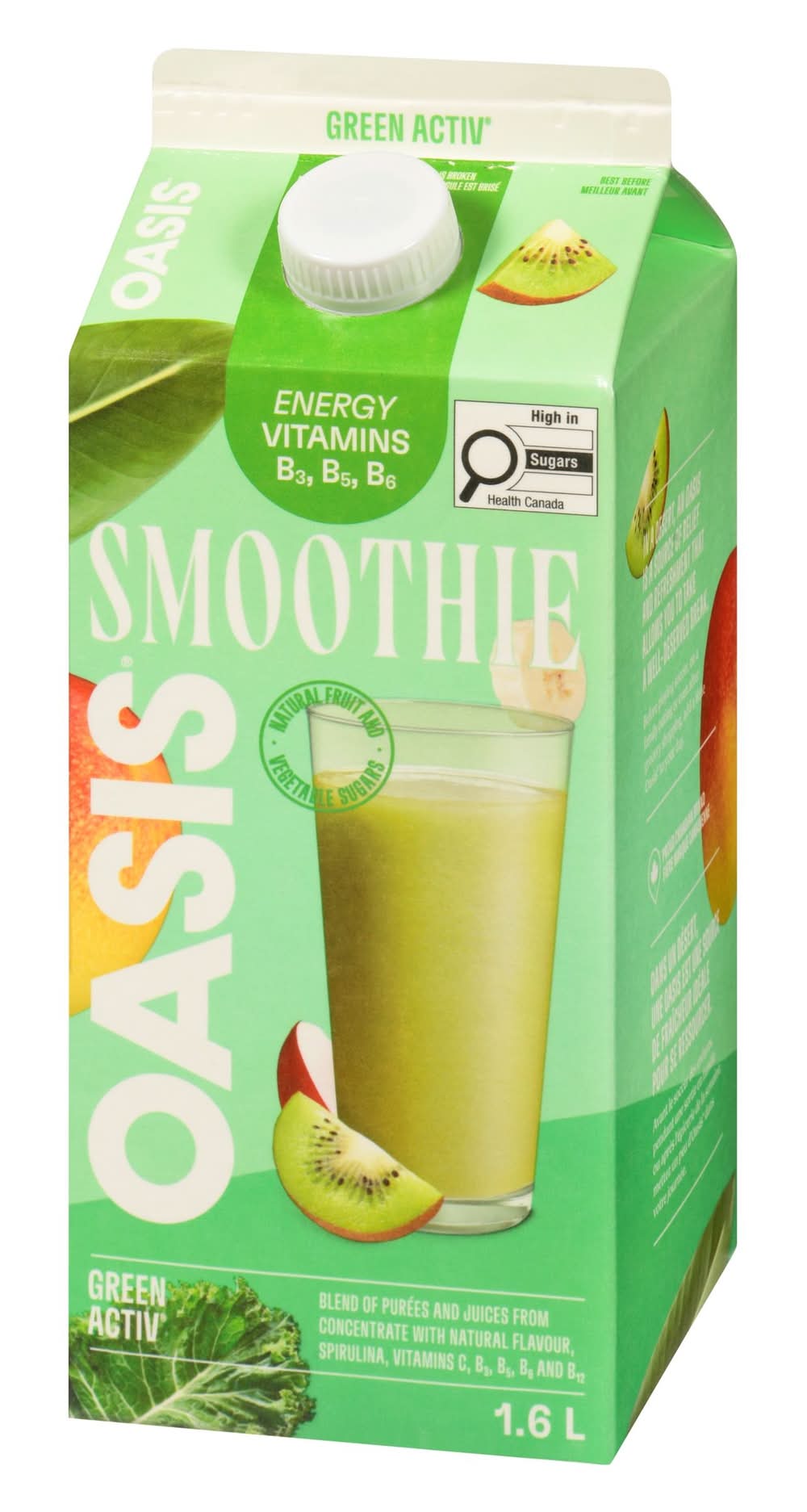 Order Oasis Green Activ Smoothie - Delivery Near me | Uber Eats