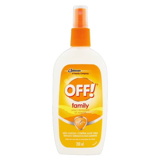 Off! repelente em spray family! (200 ml)