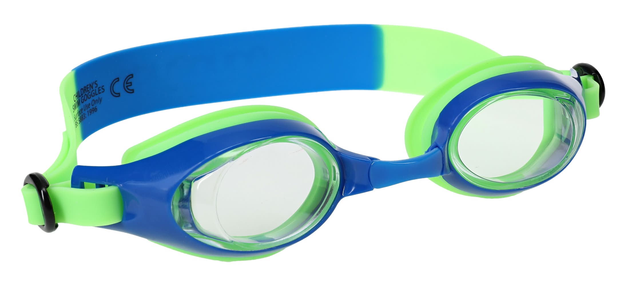 Aqua2ude™ Kid's Swim Goggles Green/Blue