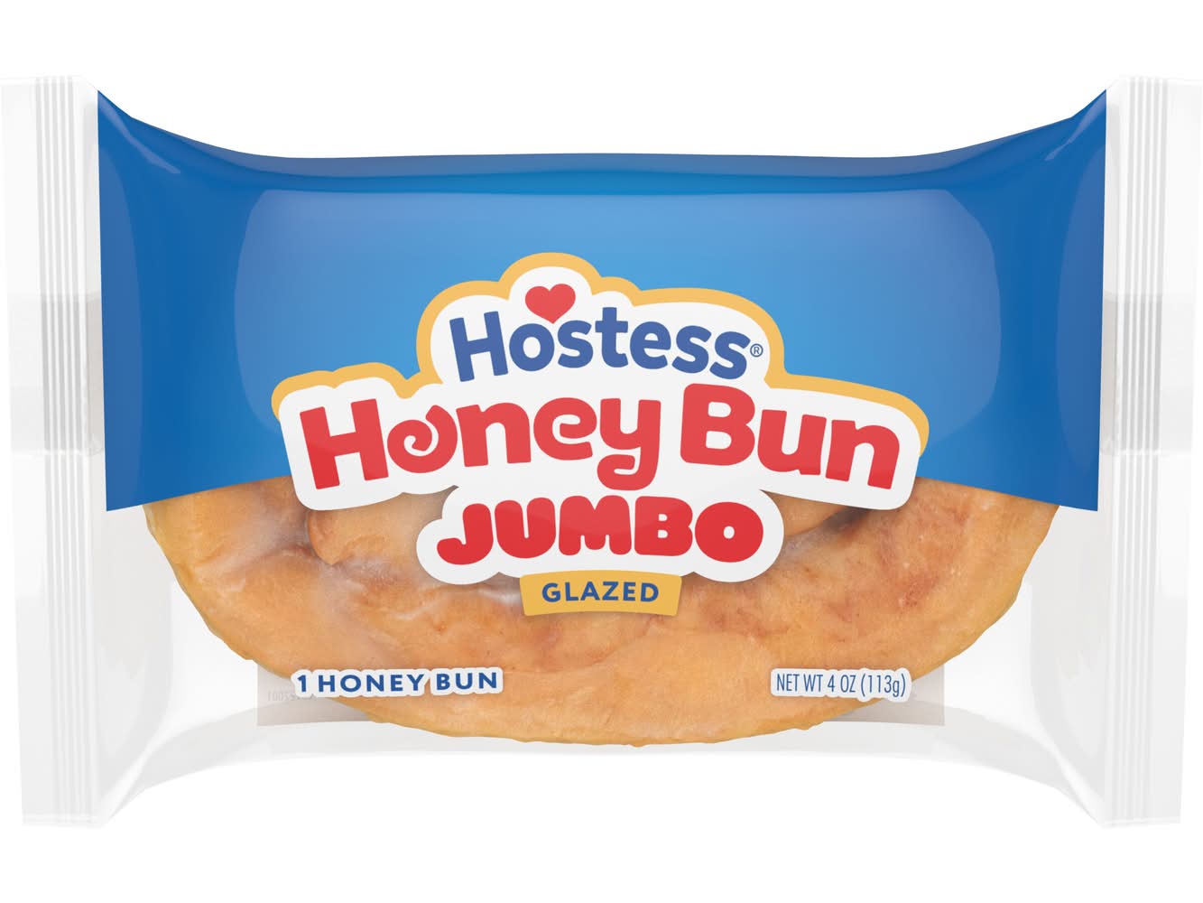 Hostess Jumbo Glazed Honey Bun (4 oz)