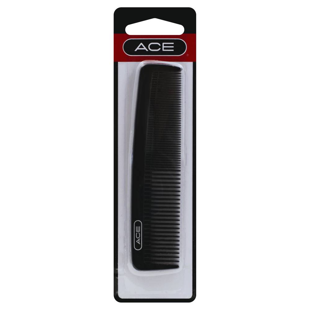 ACE Men's Black Pocket Comb (0.5 oz)