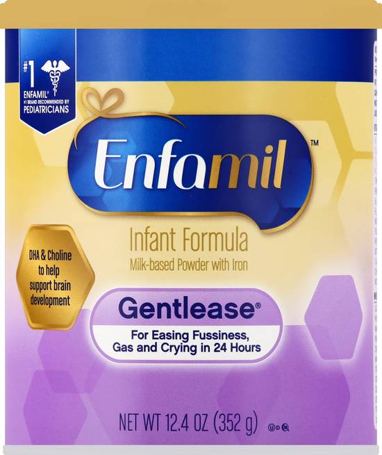 Enfamil Gentlease Infant Formula Milk-Based Powder With Iron