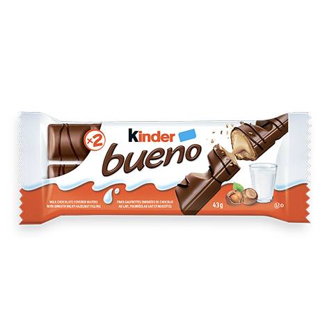 Kinder Bueno Milk Chocolate Wafers (43 g)