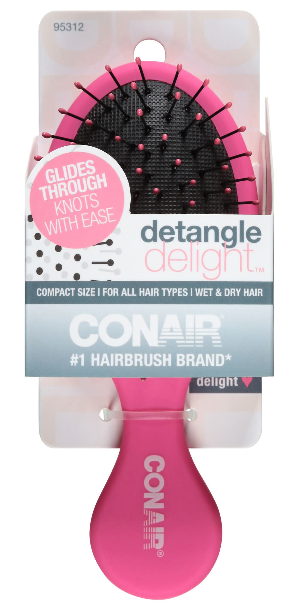 Conair Flexible Bristles Detangler Comb (1.6 oz)