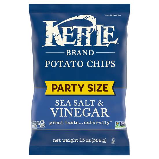 Kettle Brand Party Size Potato Vinegar Chips (sea salt)