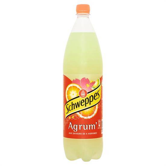 Soda aux saveurs de 4 agrumes SCHWEPPES - la bouteille d'1,5L
