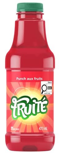 Fruité  Boisson Punch Aux Fuits 473 Ml (Bouteille) / Fruité  Juice Fruit Punch 473 ml (bottle)