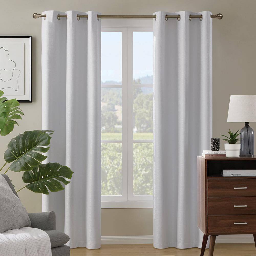 Lightsout With Enershield Technology Blackout Curtain, White