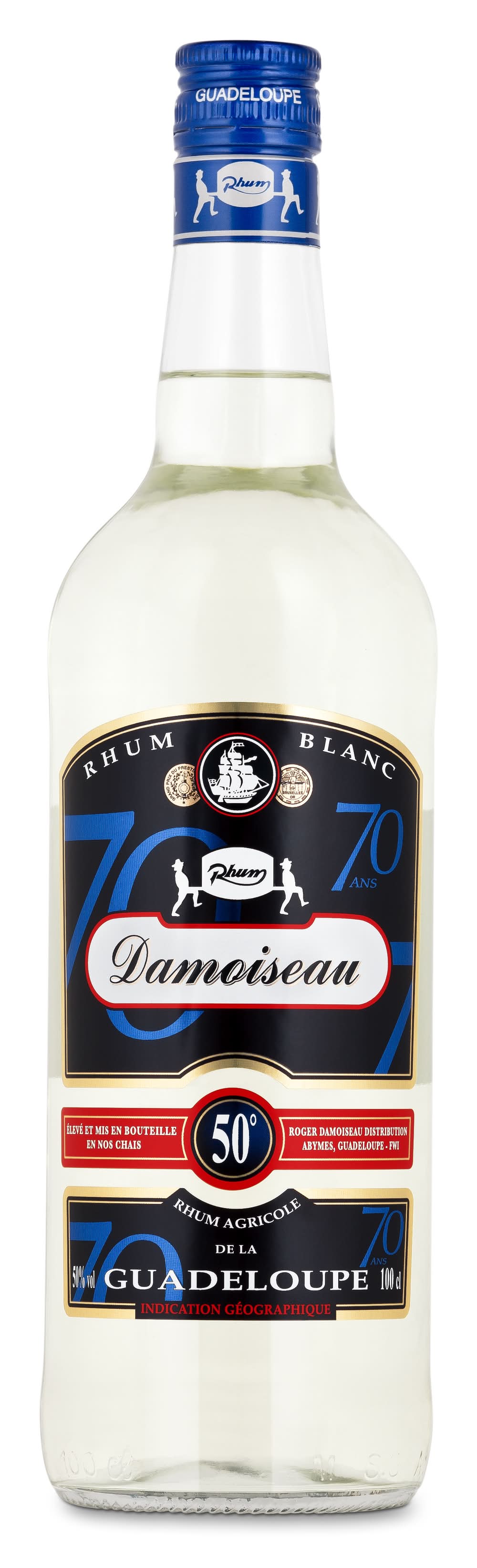 Damoiseau - Rhum blanc agricole de la guadeloupe (1L)