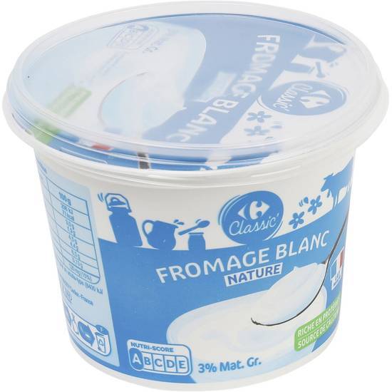 Carrefour Classic' - Fromage blanc nature