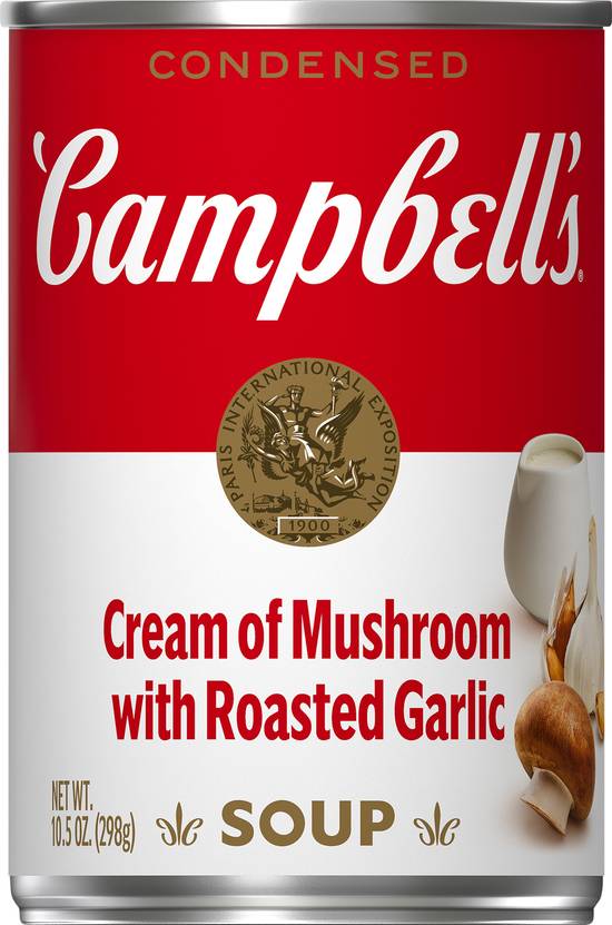 Campbell's Cream Of Mushroom With Roasted Garlic Soup