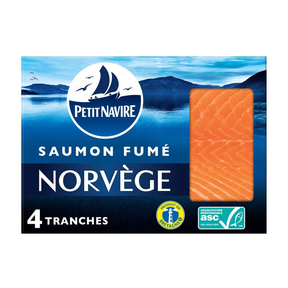 Petit Navire - Saumon fumé norvège (120g)