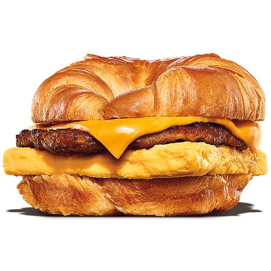Order Sausage, Egg & Cheese Croissan'wich food online from Burger King store, Wasilla on bringmethat.com