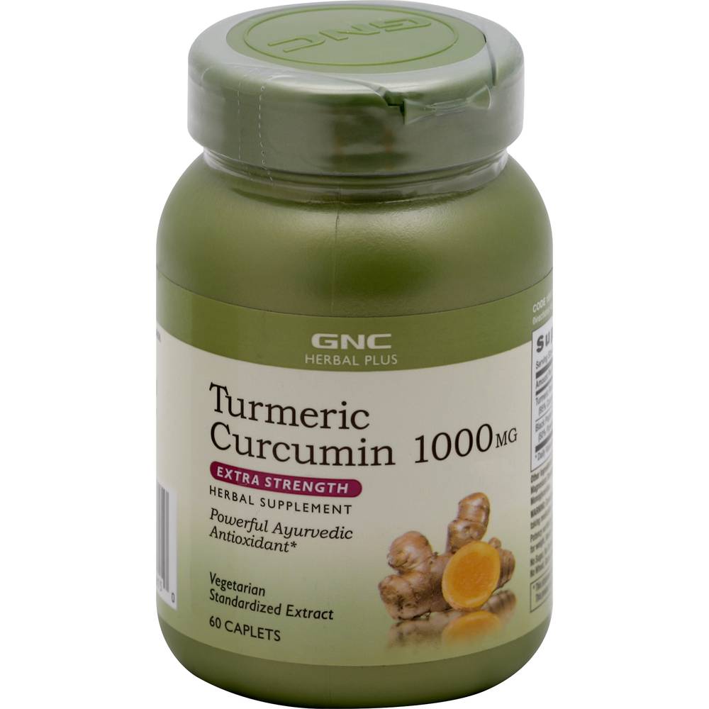 Gnc 1000mg Extra Strengthturmeric Curcumin (60 ct)