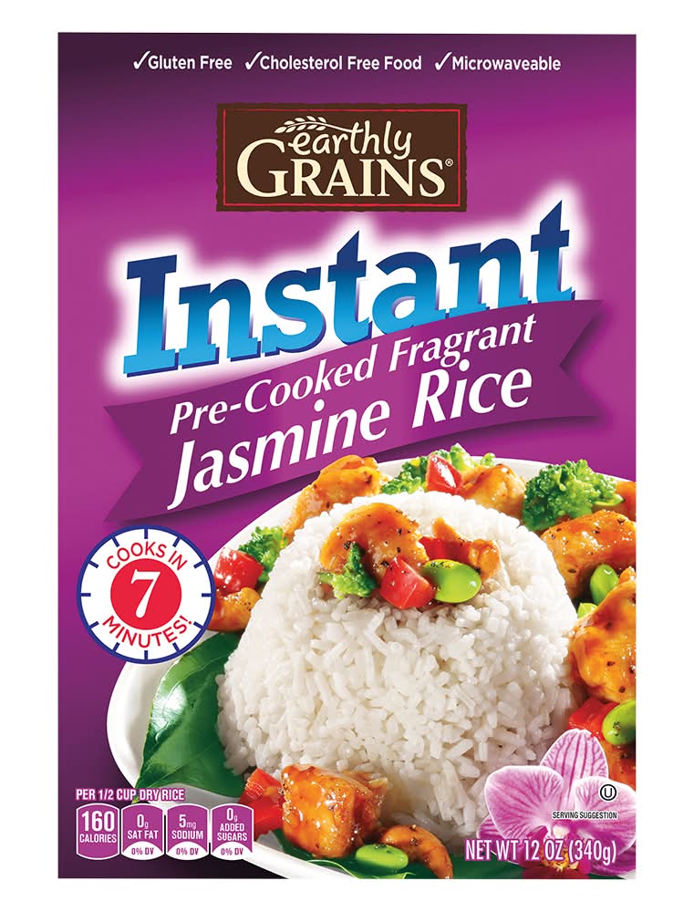 Earthly Grains Instant Jasmine Rice (12 oz)