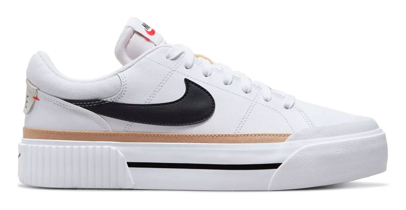 Nike Court Legacy Lift Sneaker - Women's (White/Black Medium - 8.5)