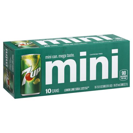 7Up Mini Soda (10 pack, 7.5 fl oz) (lemon lime)