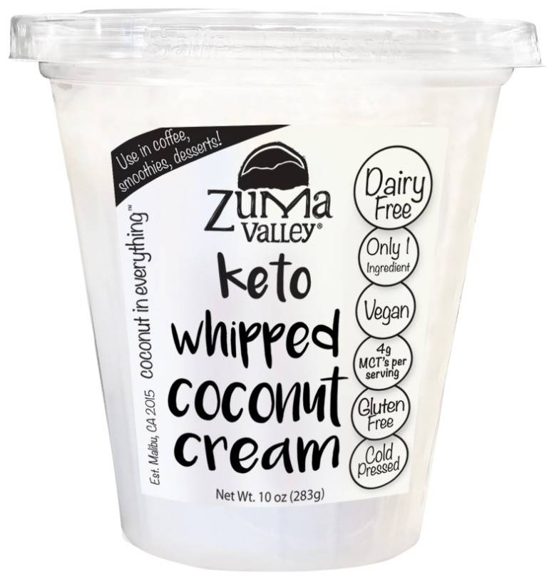 Zuma Valley Keto Whipped Coconut Cream (12 oz)