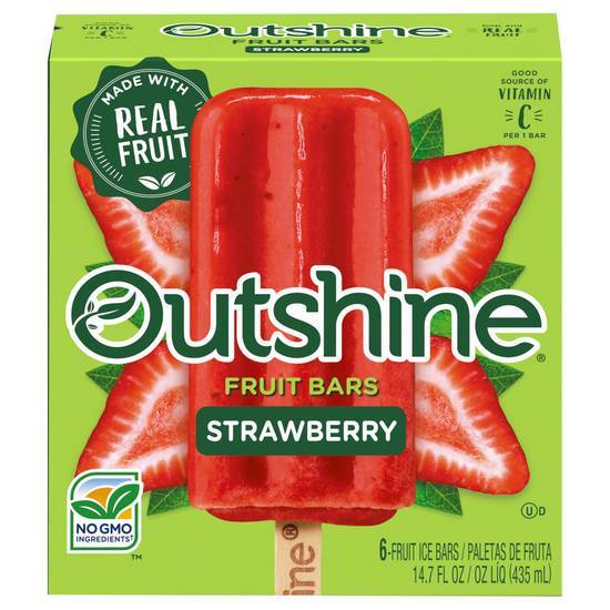 Outshine Fruit Ice Bars (strawberry) (6 ct)