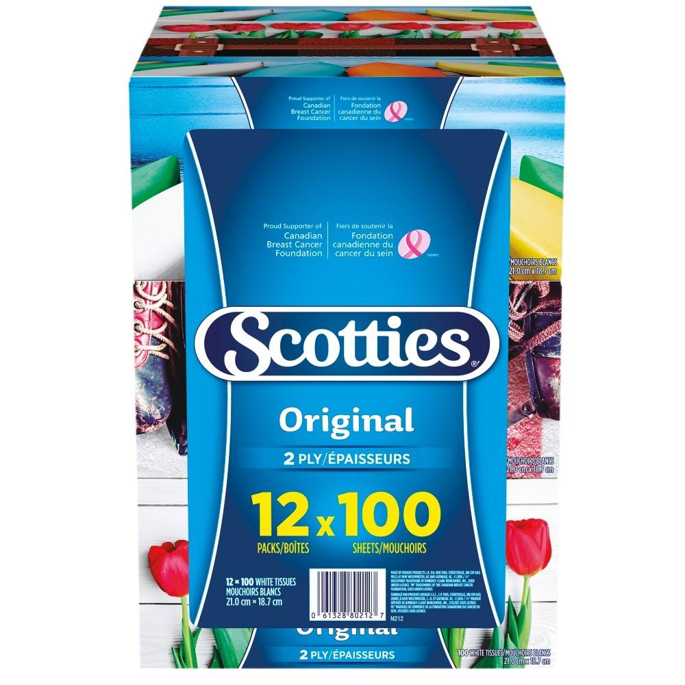 Scotties Original 100 Sheetsfacial Tissue