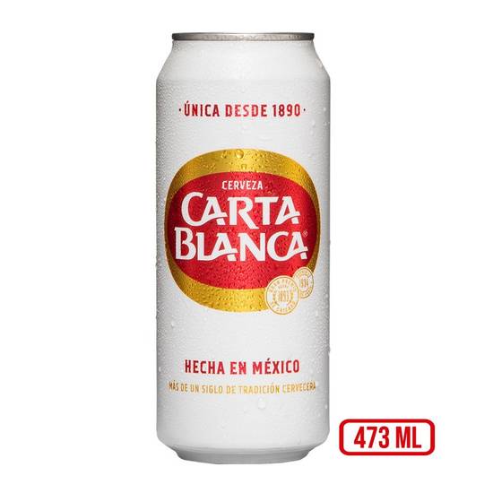 Carta blanca cerveza tipo lager (lata 473 ml) | Delivery Near You ...