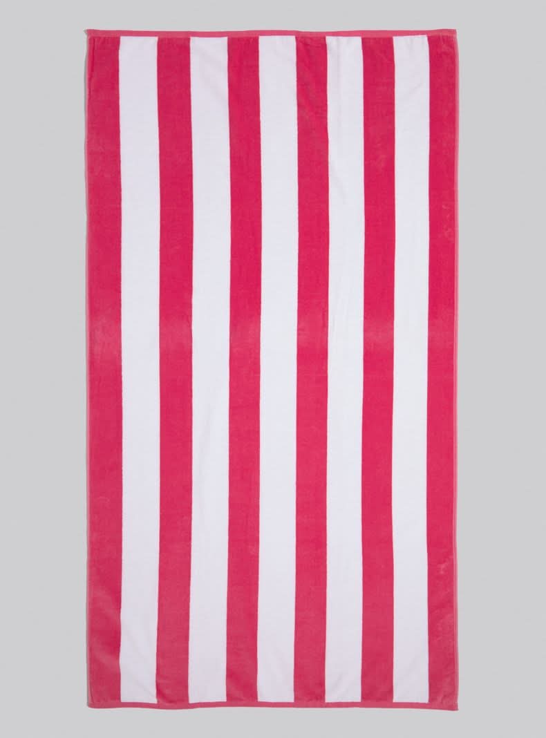 Attimo · Toalla de playa cabana - 86 x 160 cm - Coral