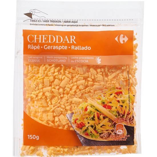 Carrefour - Fromage râpé cheddar