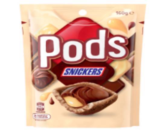 Pods Snickers Chocolate Medium Bag 160g