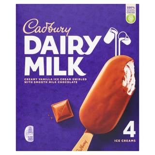 Cadbury Dairy Milk Ice Creams