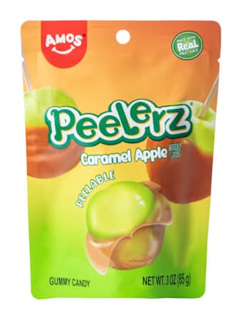 Amos® Peelerz® Caramel Apple Gummy Candy 3oz