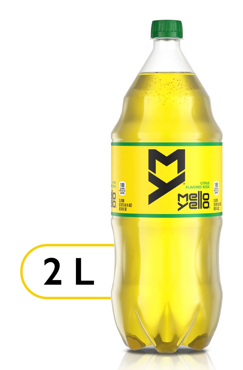 Mello Yello Flavored Soda, Citrus (67.8 fl oz)