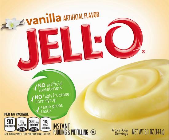 Jell-O Vanilla Flavor Pudding & Pie Filling Mix