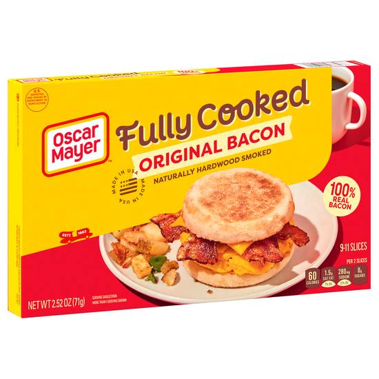 Oscar Mayer Fully Cooked Original Bacon
